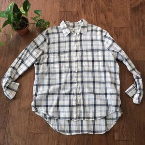 Madewell plaid shirt, size small.